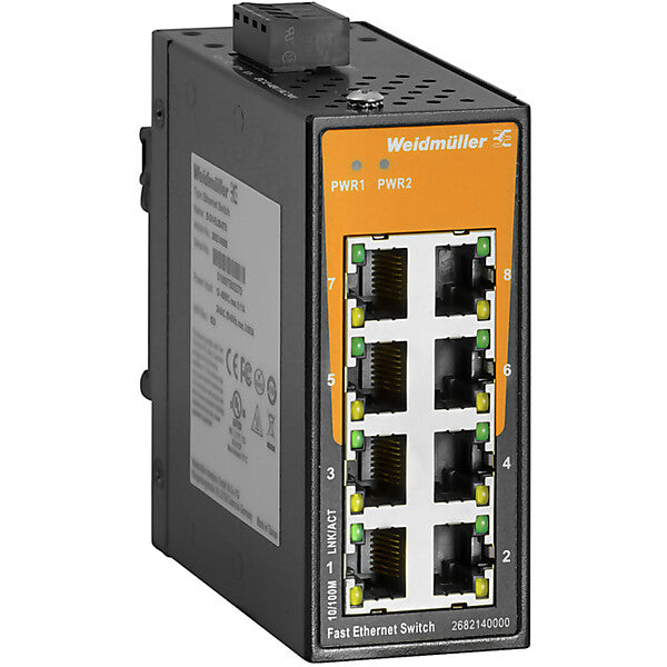 Weidmüller Netzwerk-Switch unmanaged IE-SW-EL08-8TX
